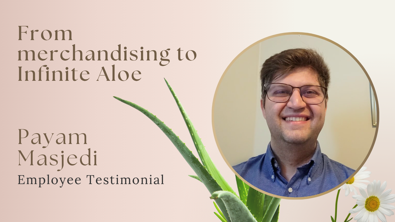 Payam Masjedi tells their story about Infinite Aloe
