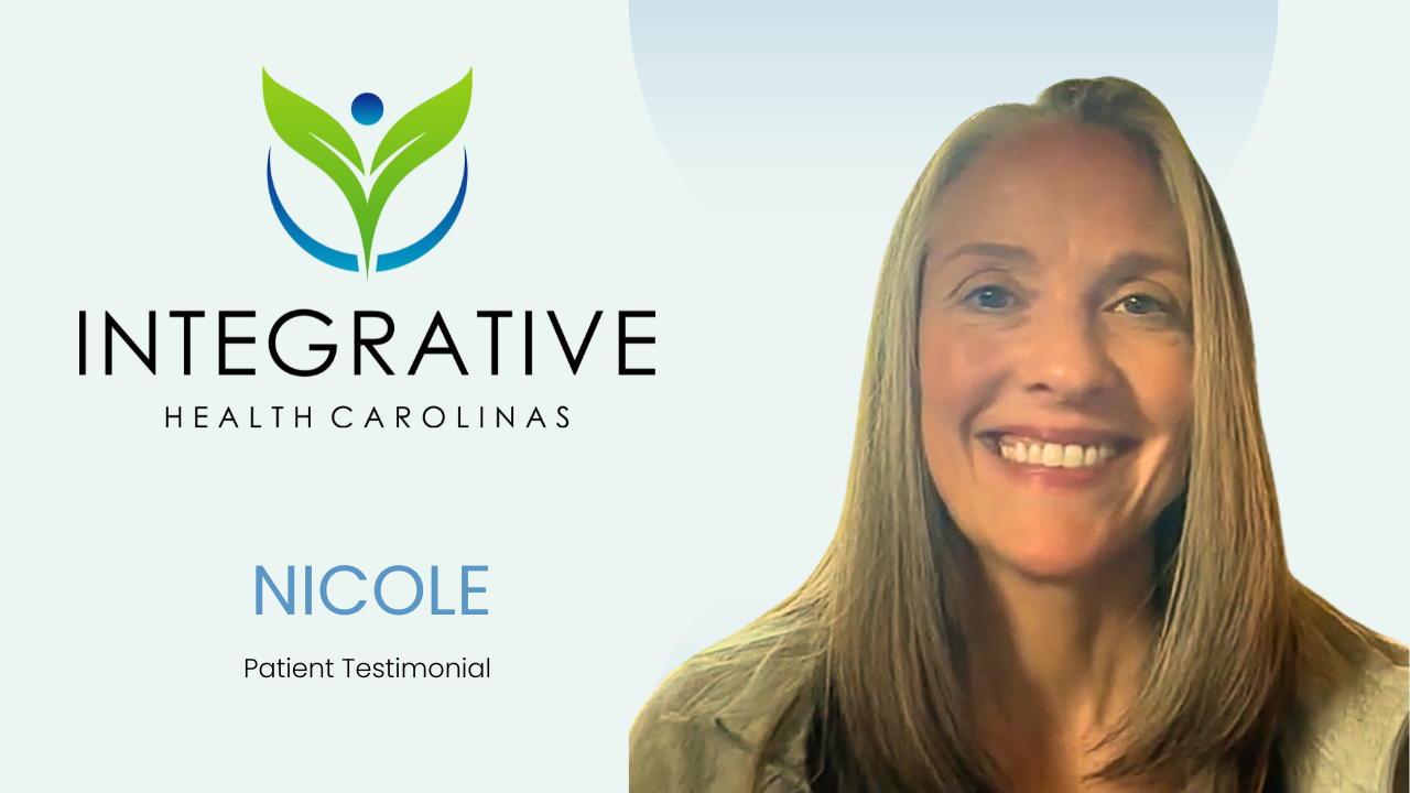 Nicole Thompson tells their story about Integrative Health Carolinas