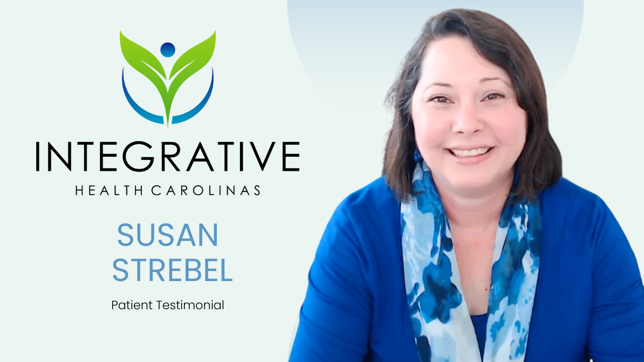 Susan Strebel tells their story about Integrative Health Carolinas