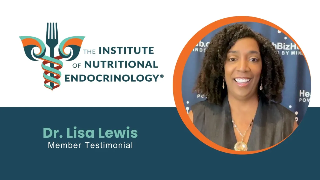 Dr. Lisa Lewis tells their story about Institute of Nutritional Endocrinology