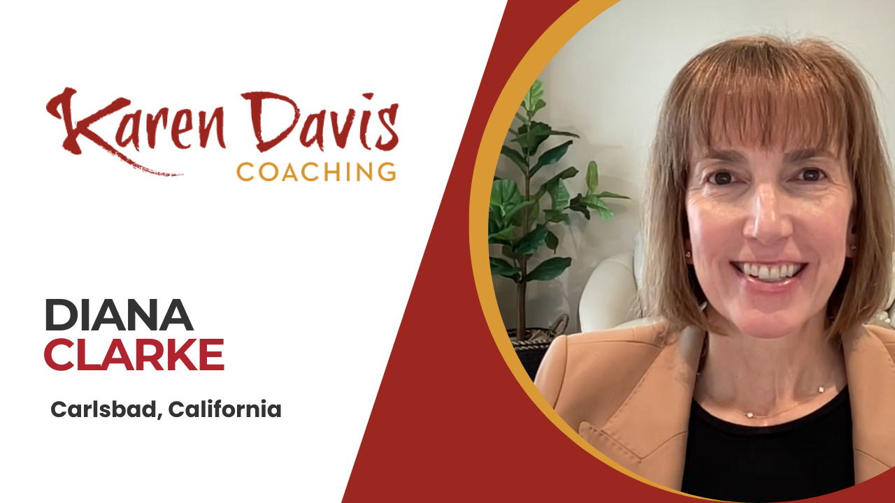 Diana Clarke tells their story about Karen Davis Coaching