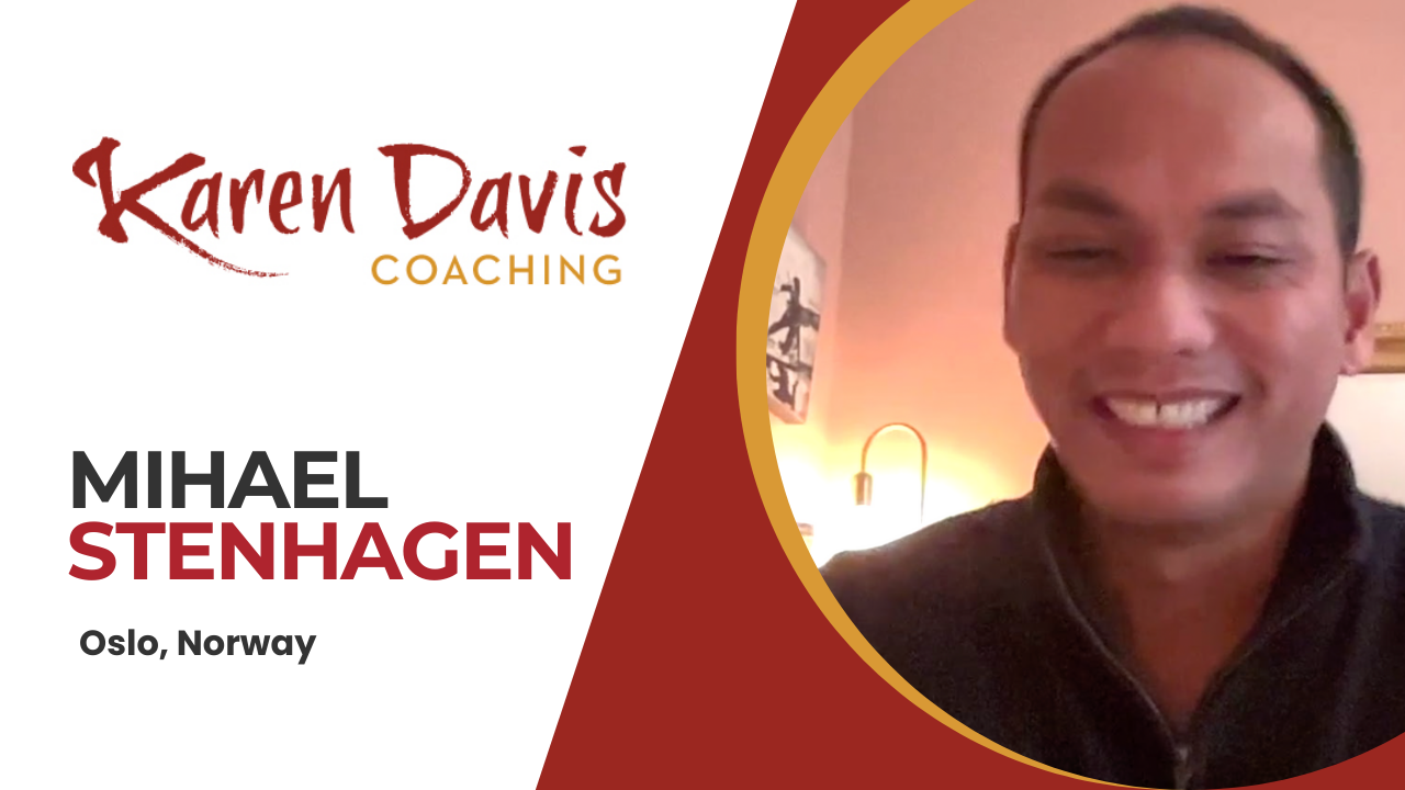 Michael Stenhagen tells their story about Karen Davis Coaching