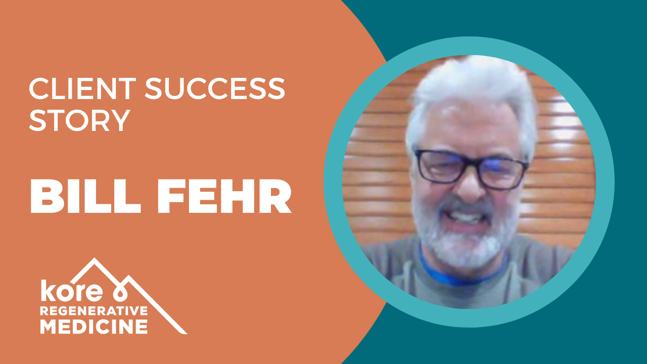 Bill Fehr tells their story about Kore Regenerative Medicine