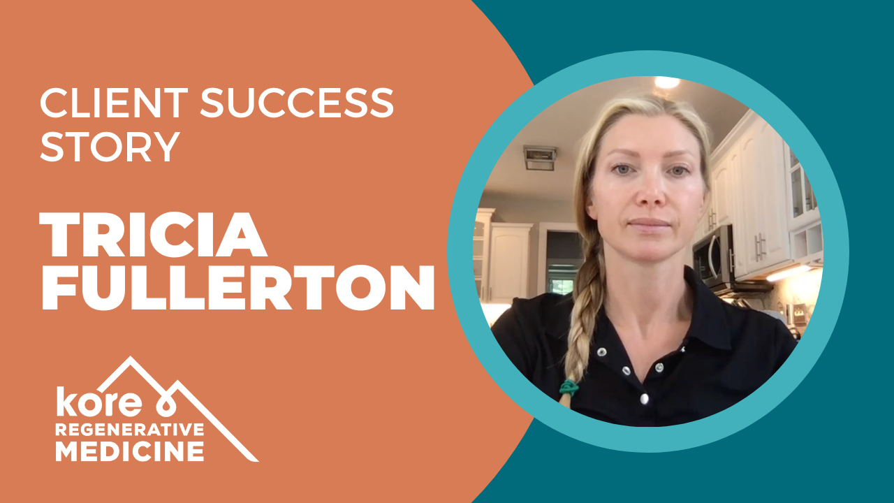 Tricia Fullerton tells their story about Kore Regenerative Medicine