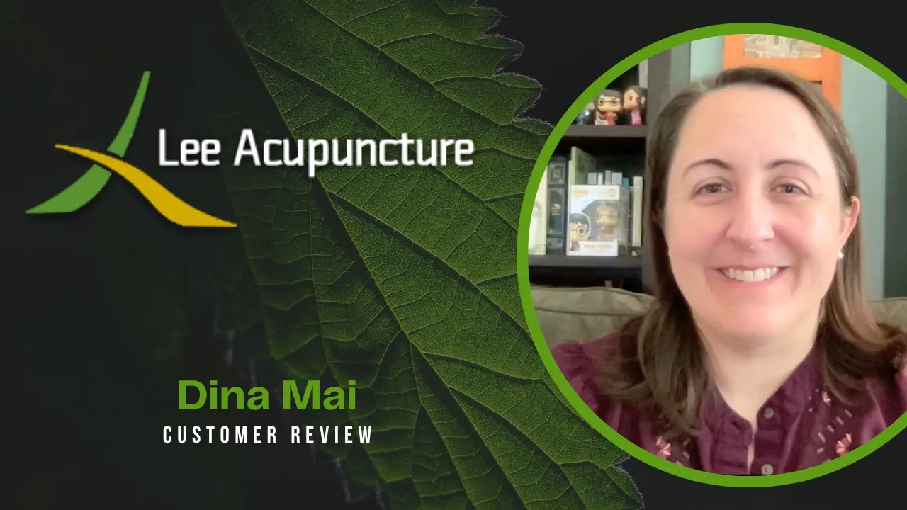 Dina Bartoloni Mai tells their story about Lee Acupuncture