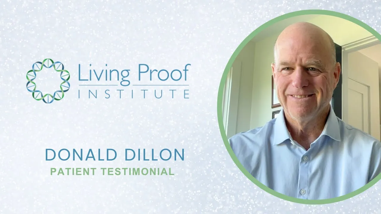Donald Dillon tells their story about Living Proof Institute