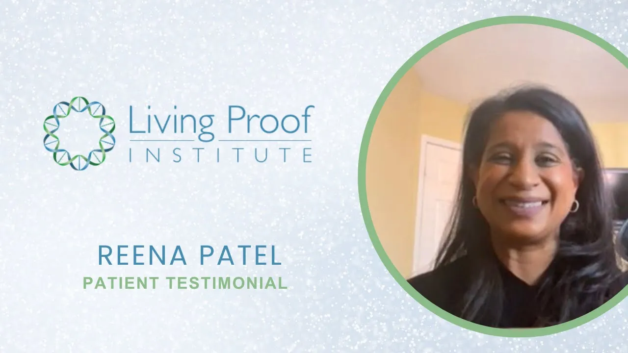 Reena Patel tells their story about Living Proof Institute