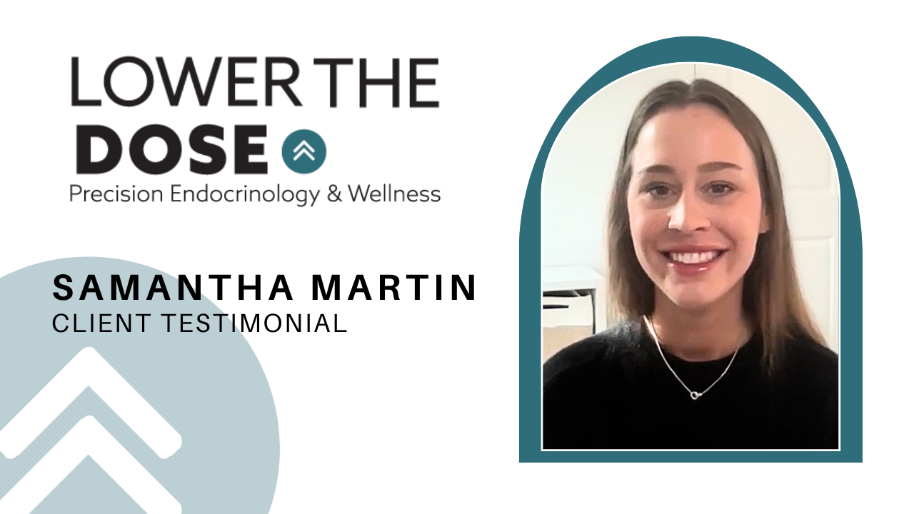 Samantha Martin tells their story about Lower The Dose