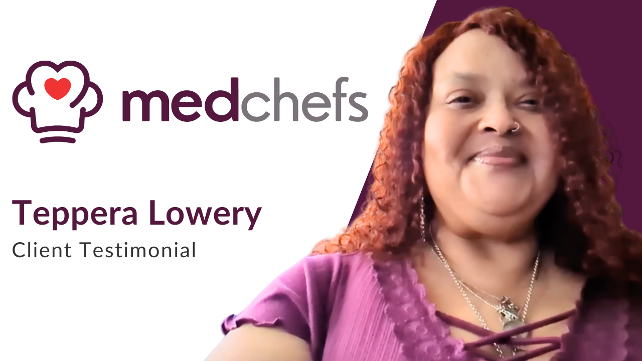 Teppera Alys Lowery tells their story about MedChefs