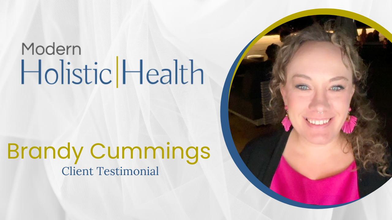 Brandy Cummings tells their story about Modern Holistic Health