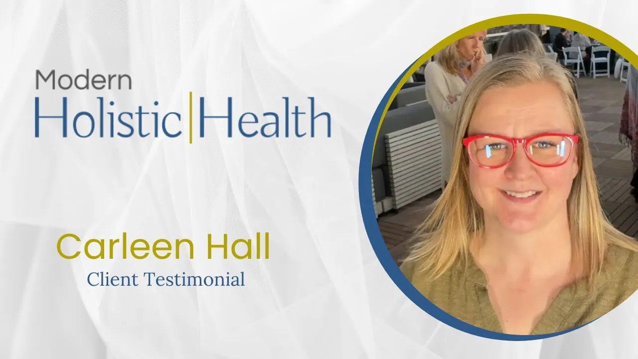 Carleen Hall tells their story about Modern Holistic Health