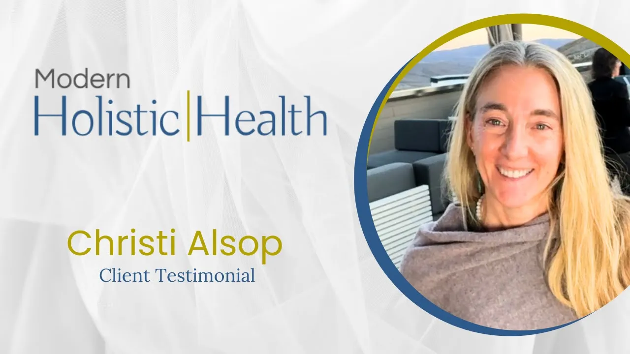 Christi Alsop tells their story about Modern Holistic Health