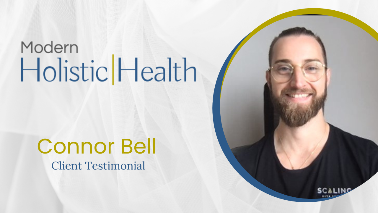 Connor Bell tells their story about Modern Holistic Health