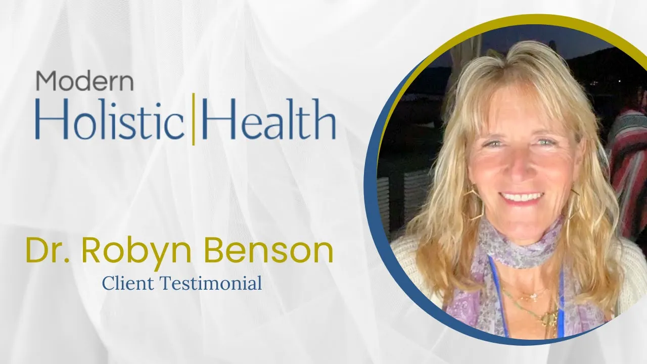 Dr Robyn Benson tells their story about Modern Holistic Health