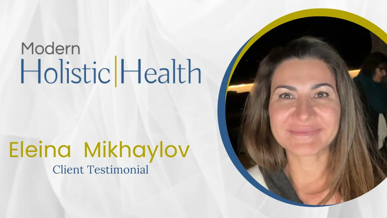 Eleina Mikhaylov tells their story about Modern Holistic Health