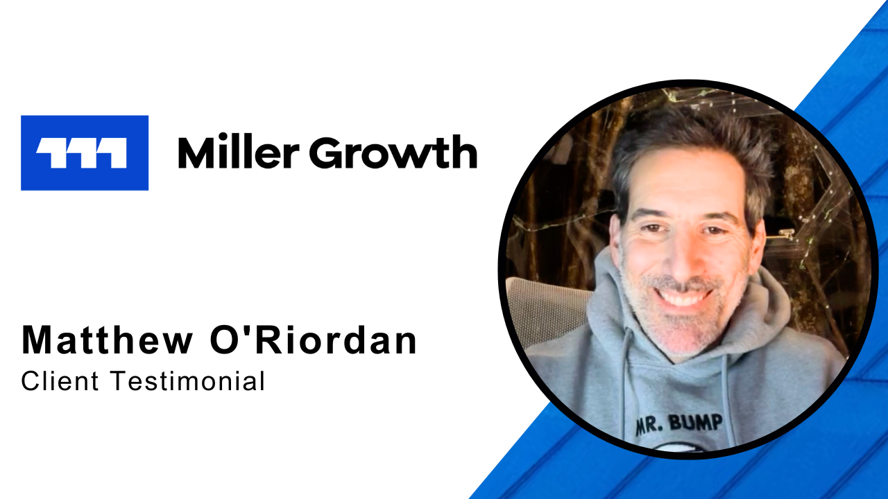 Matthew O'Riordan tells their story about Miller Growth