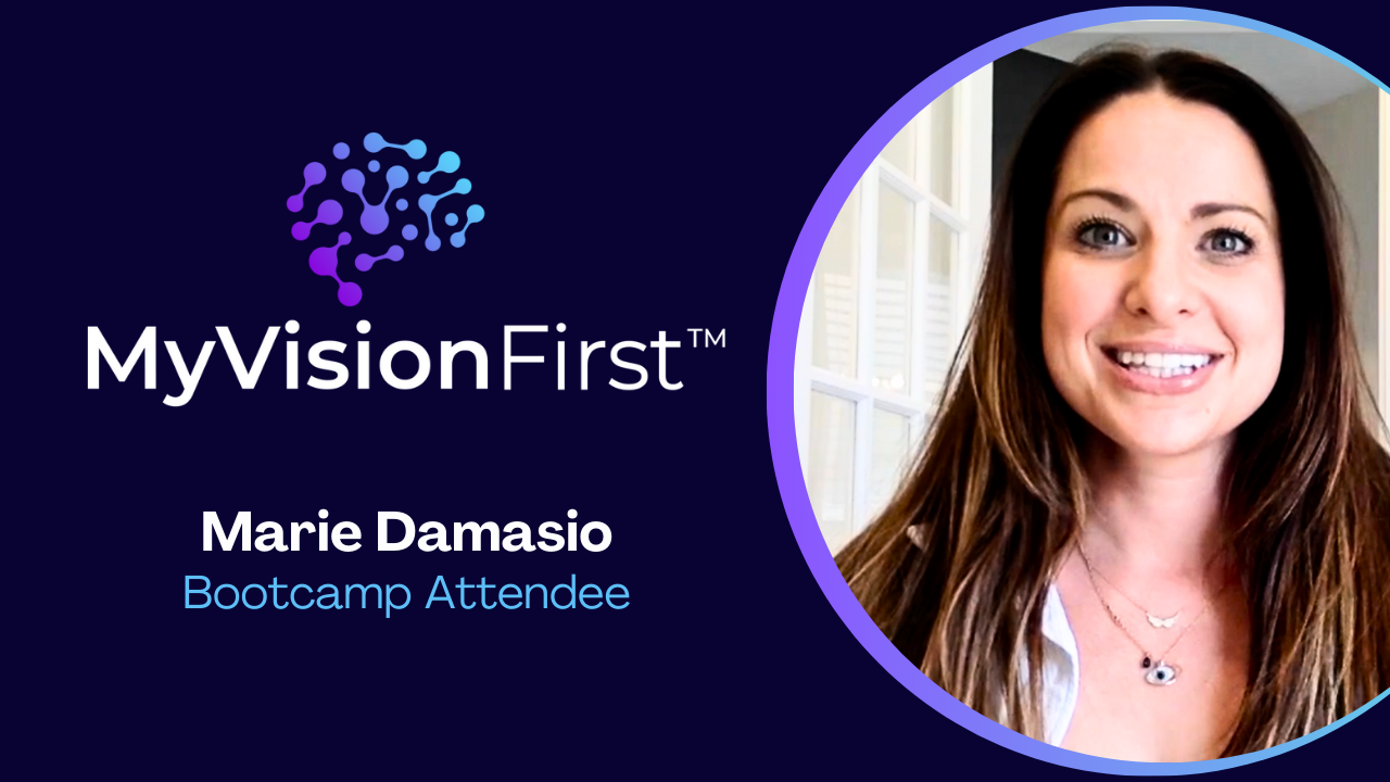 Marie Damasio tells their story about MyVisionFirst