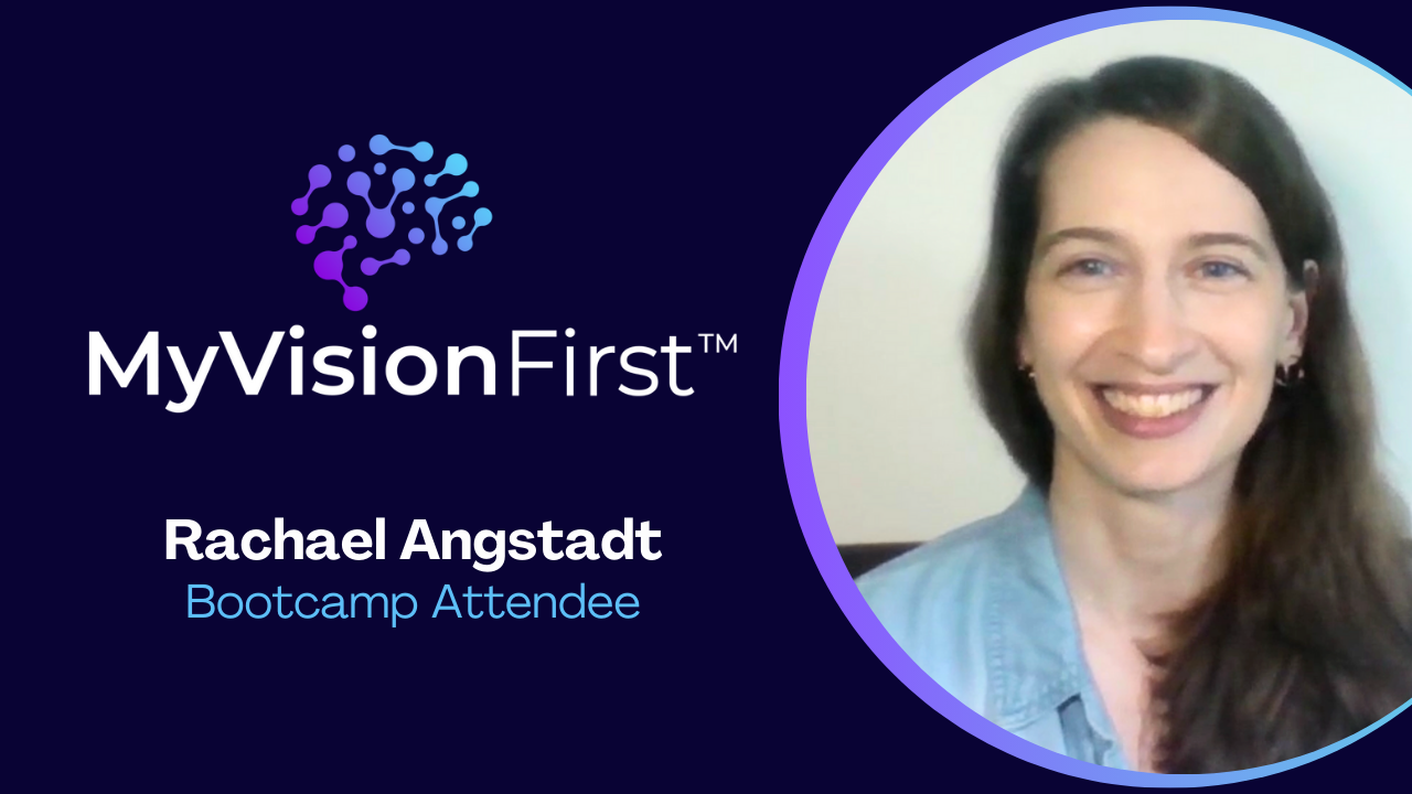 Rachael Angstadt tells their story about MyVisionFirst