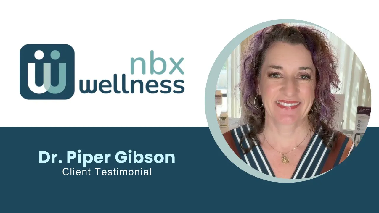 Piper Gibson tells their story about NBX Wellness