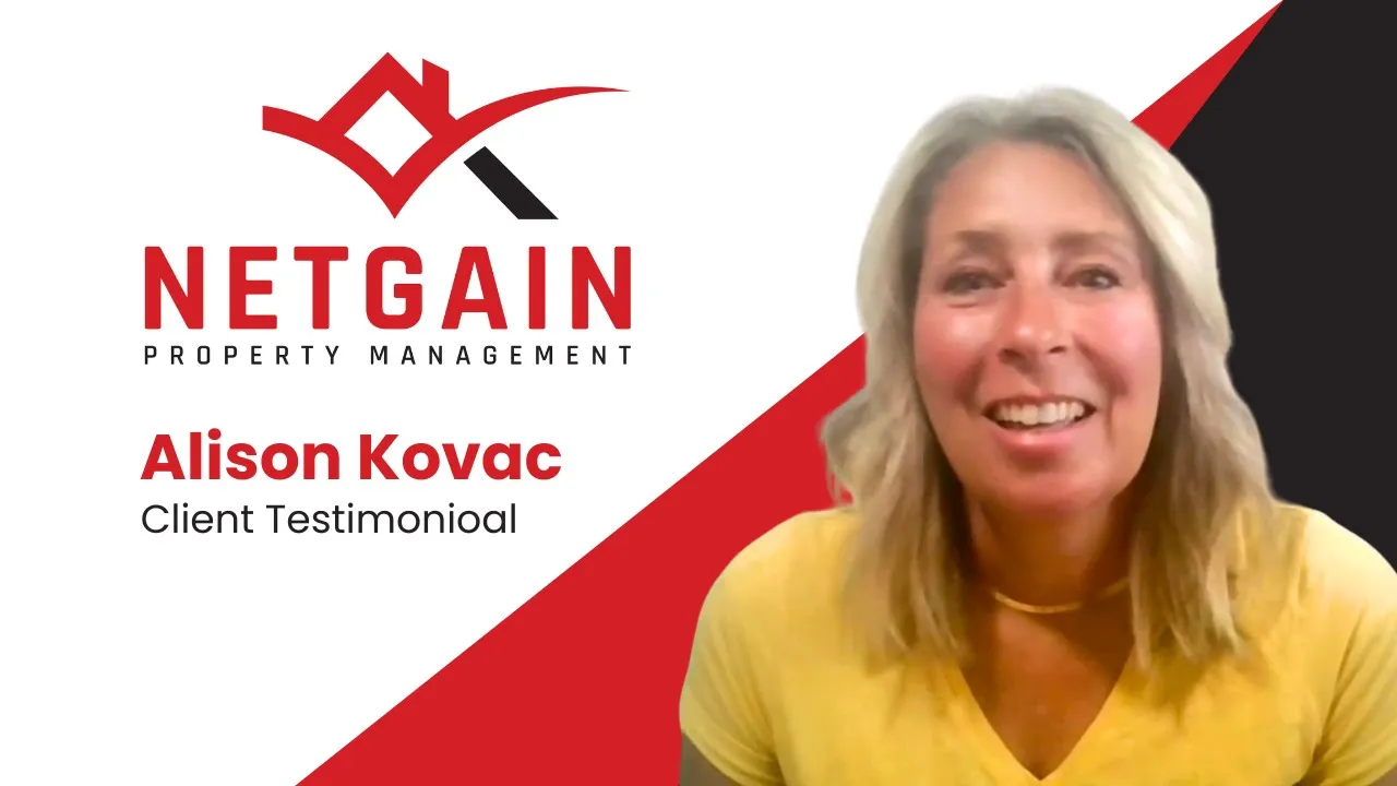 Alison Kovac tells their story about Netgain Property Management