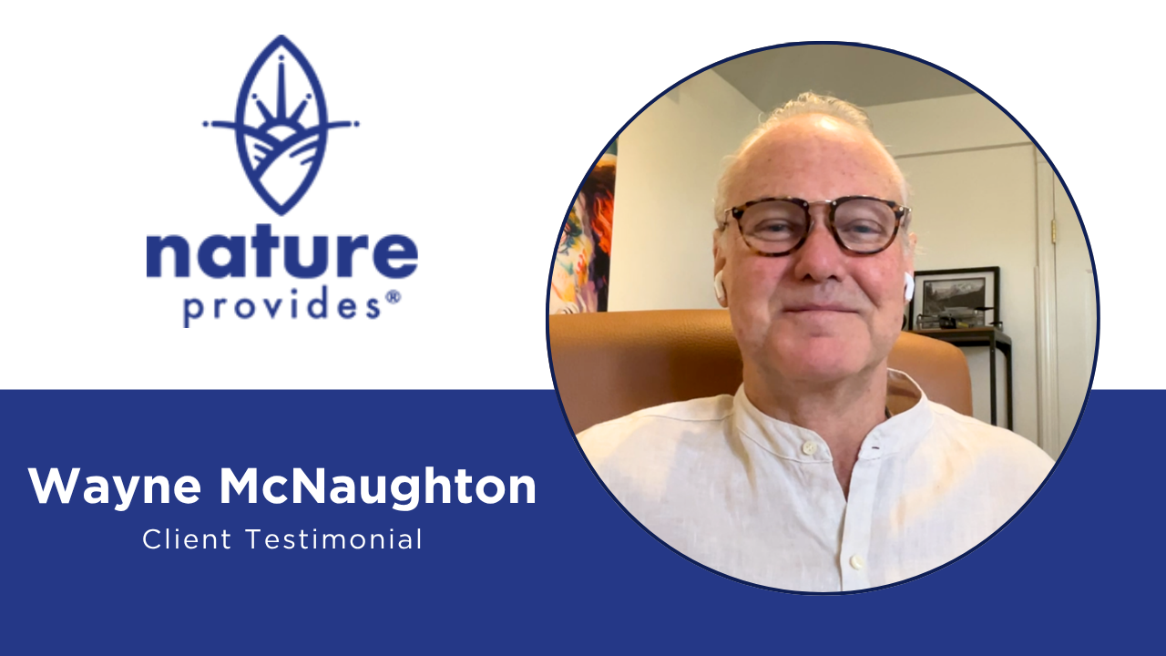 Wayne McNaughton tells their story about Nature Provides
