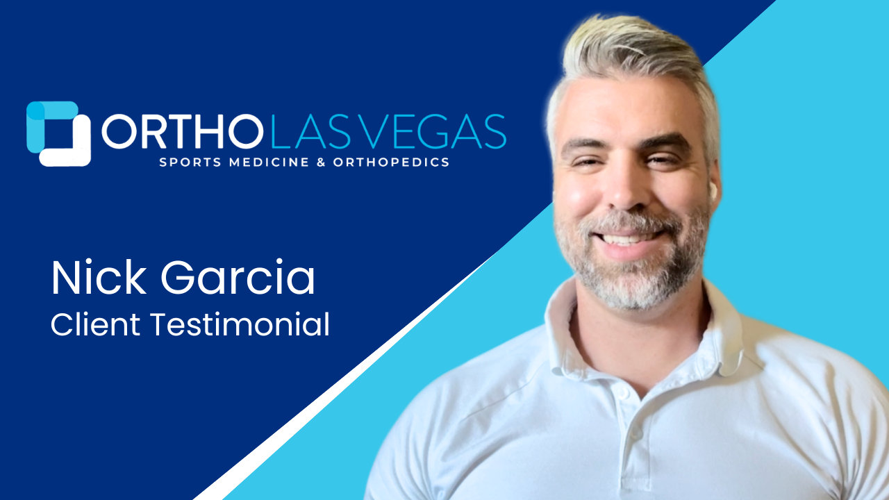 Nick Garcia shares their experience with OrthoLasVegas