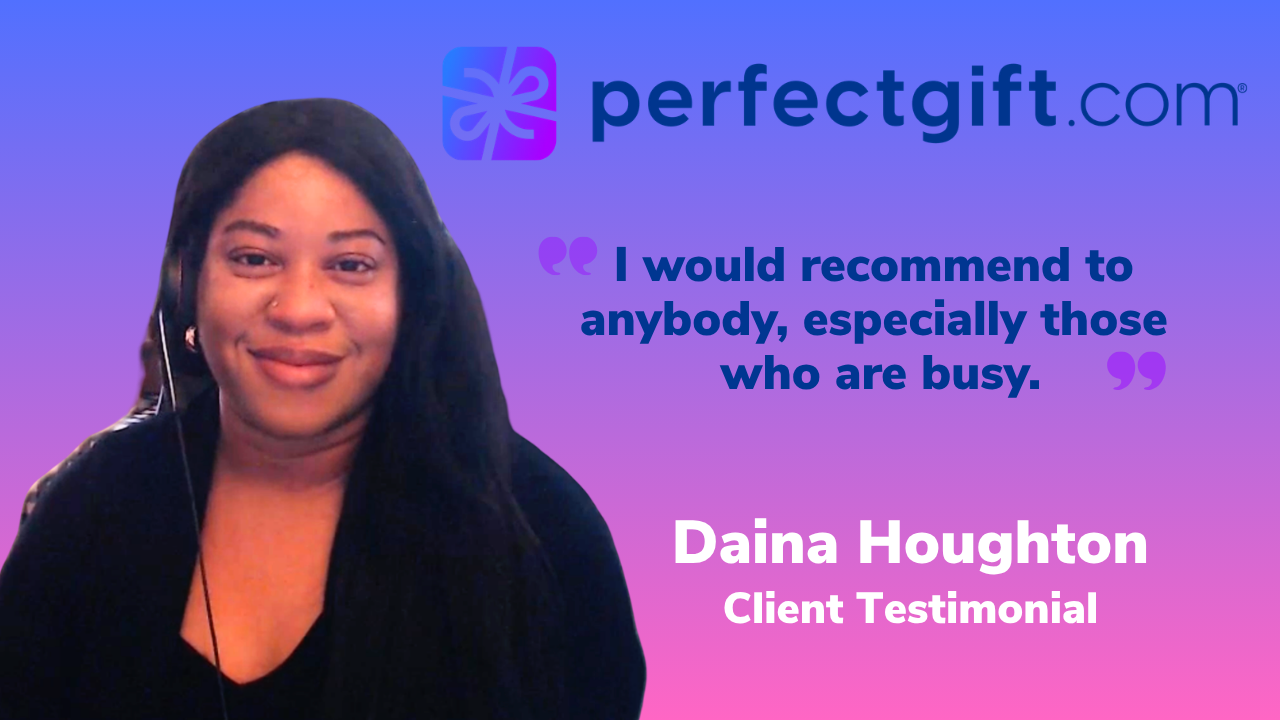 Daina Houghton tells their story about PerfectGift.com