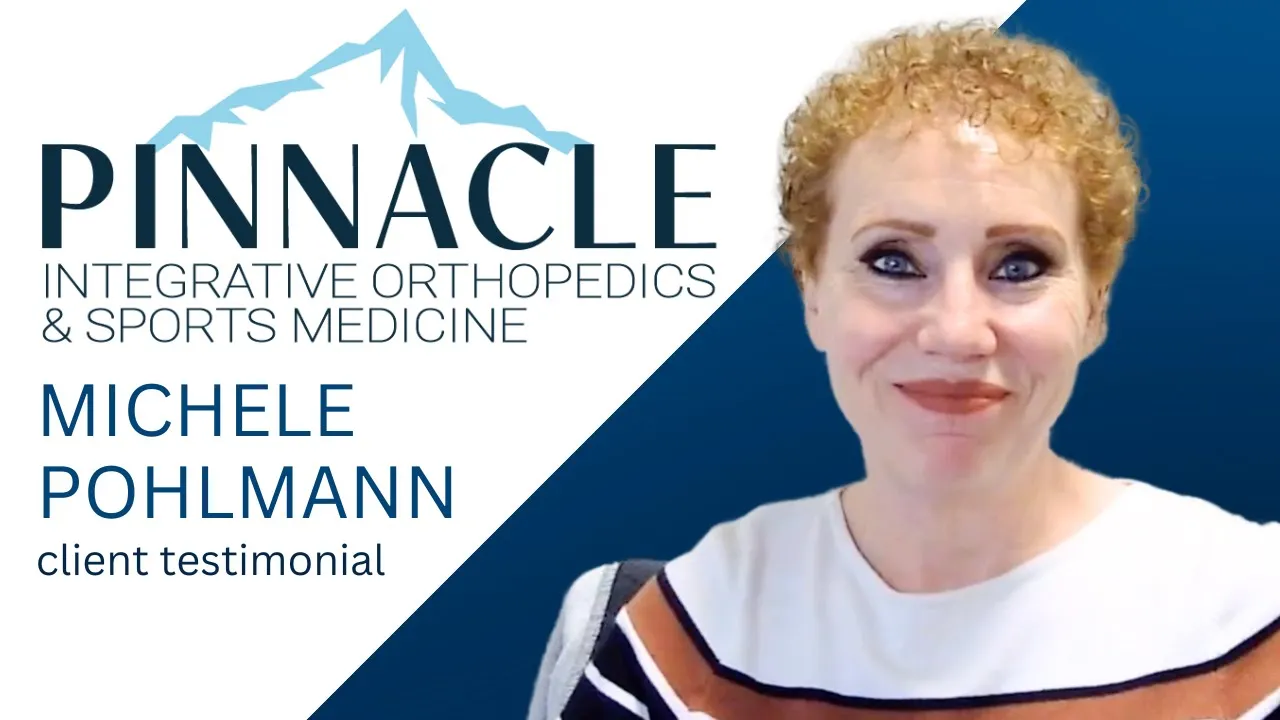 Michele Pohlmann tells their story about pinnacle integrative orthopedic sports and medicine