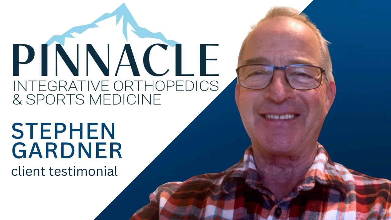 Stephen Garner tells their story about pinnacle integrative orthopedic sports and medicine