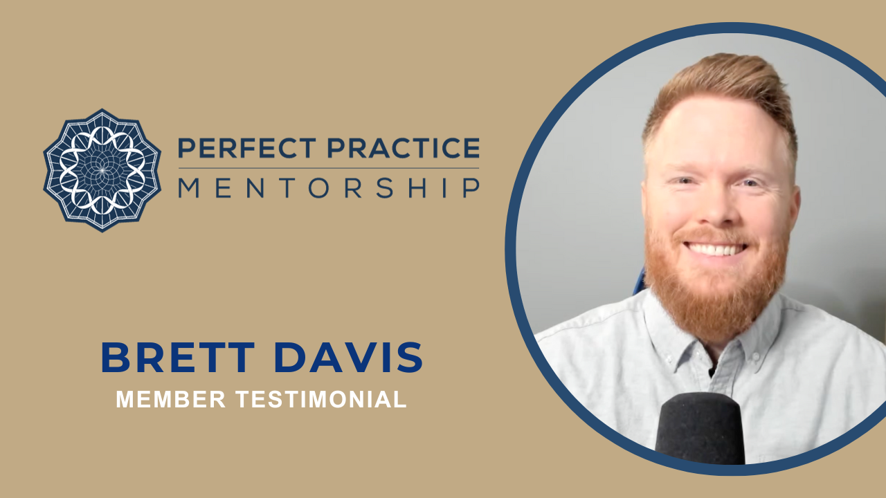 Brett Davis tells their story about Perfect Practice