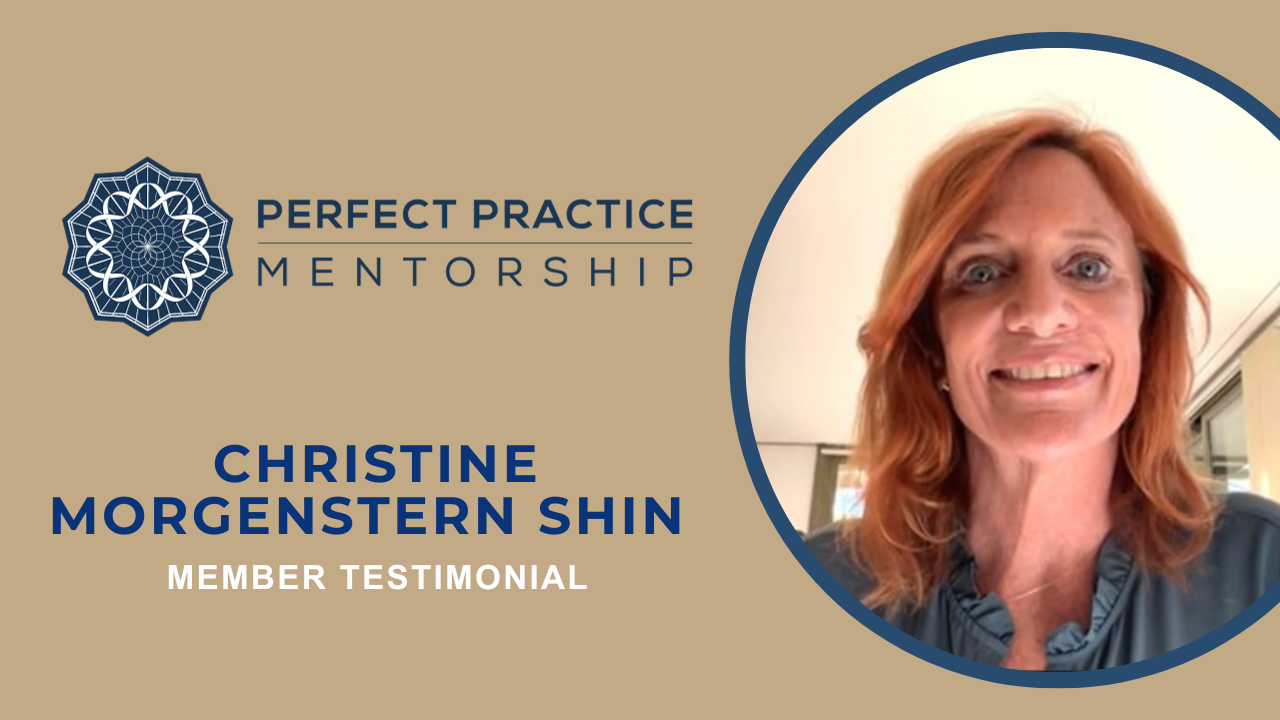 Christine Morgenstern Shin tells their story about Perfect Practice