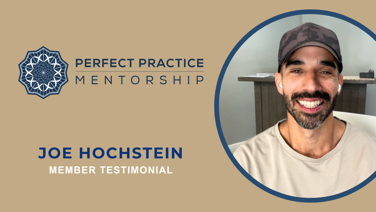 Joe Hochstein tells their story about Perfect Practice