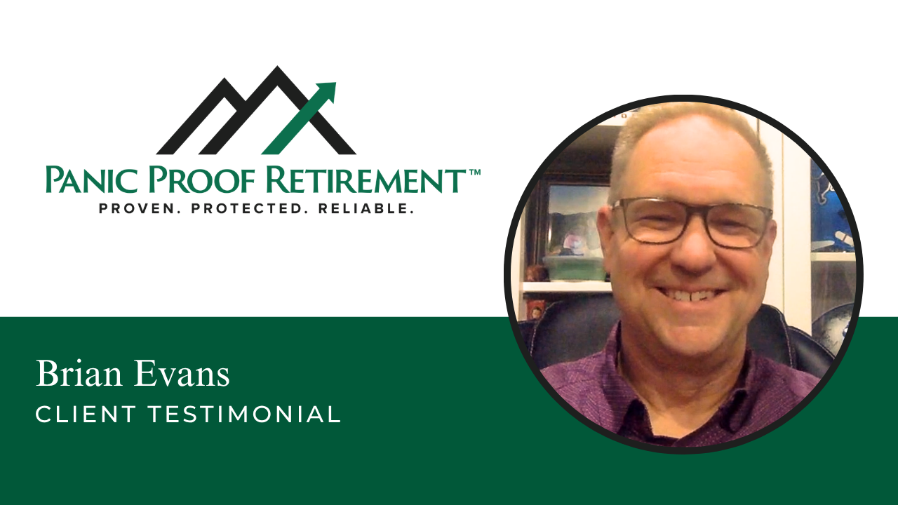 Brian Evans tells their story about Panic proof retirement