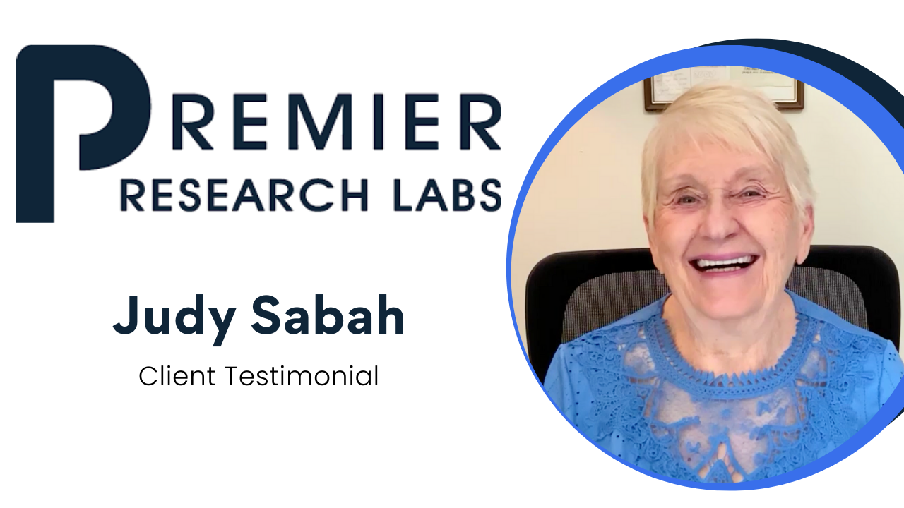 Judy Sabah tells their story about Premier Research Labs (PRL)