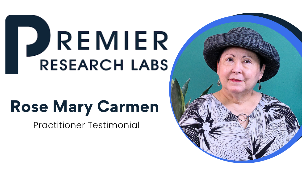 Rose Mary Camren tells their story about Premier Research Labs (PRL)
