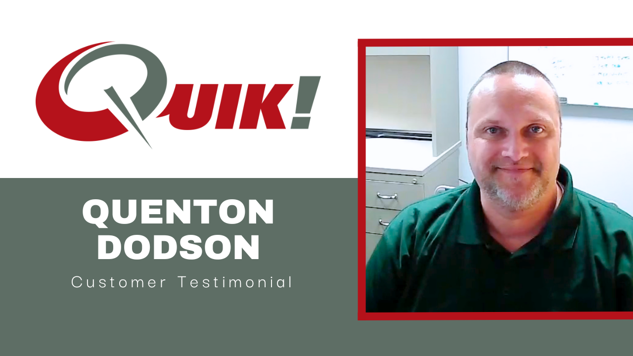 Quenton Dodson tells their story about Quik!