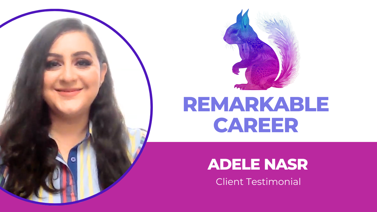 Adele Nasr tells their story about Remarkable Career