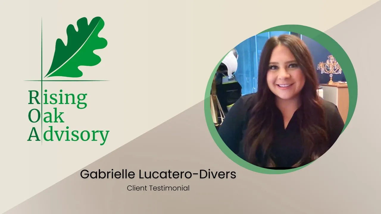 Gabrielle Lucatero-Divers tells their story about Rising Oak Advisory