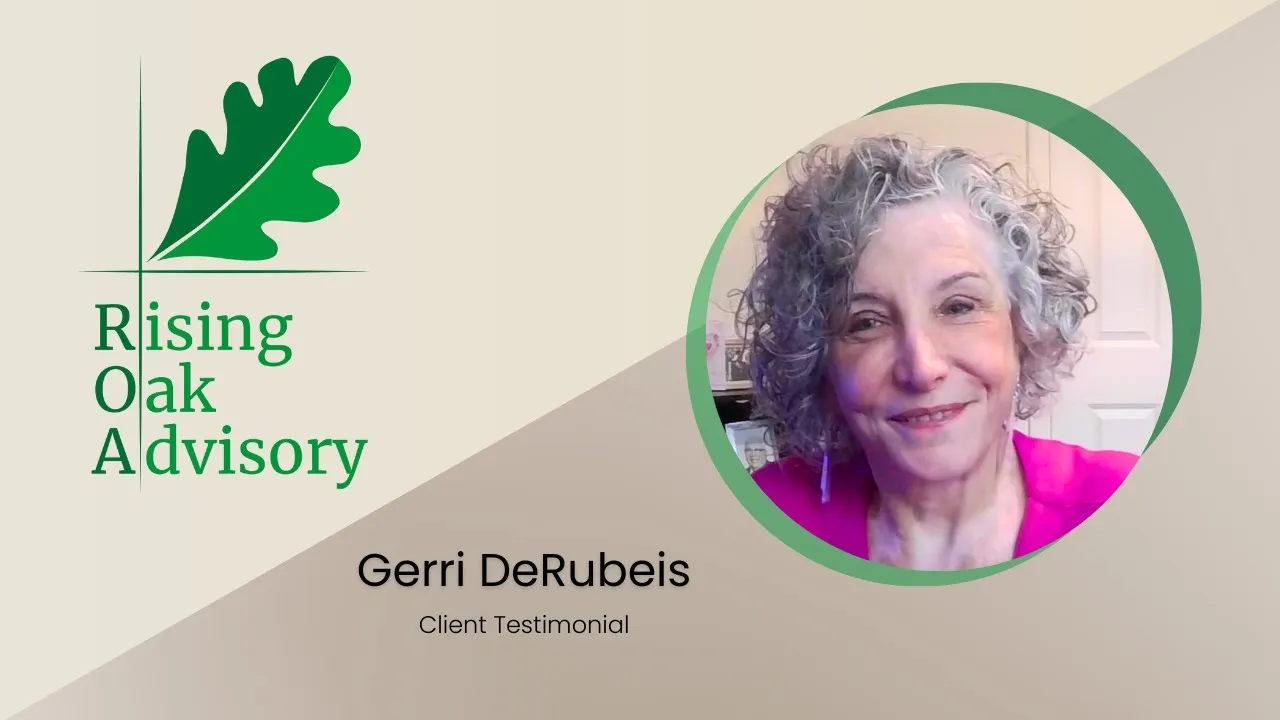 Gerri DeRubeis tells their story about Rising Oak Advisory
