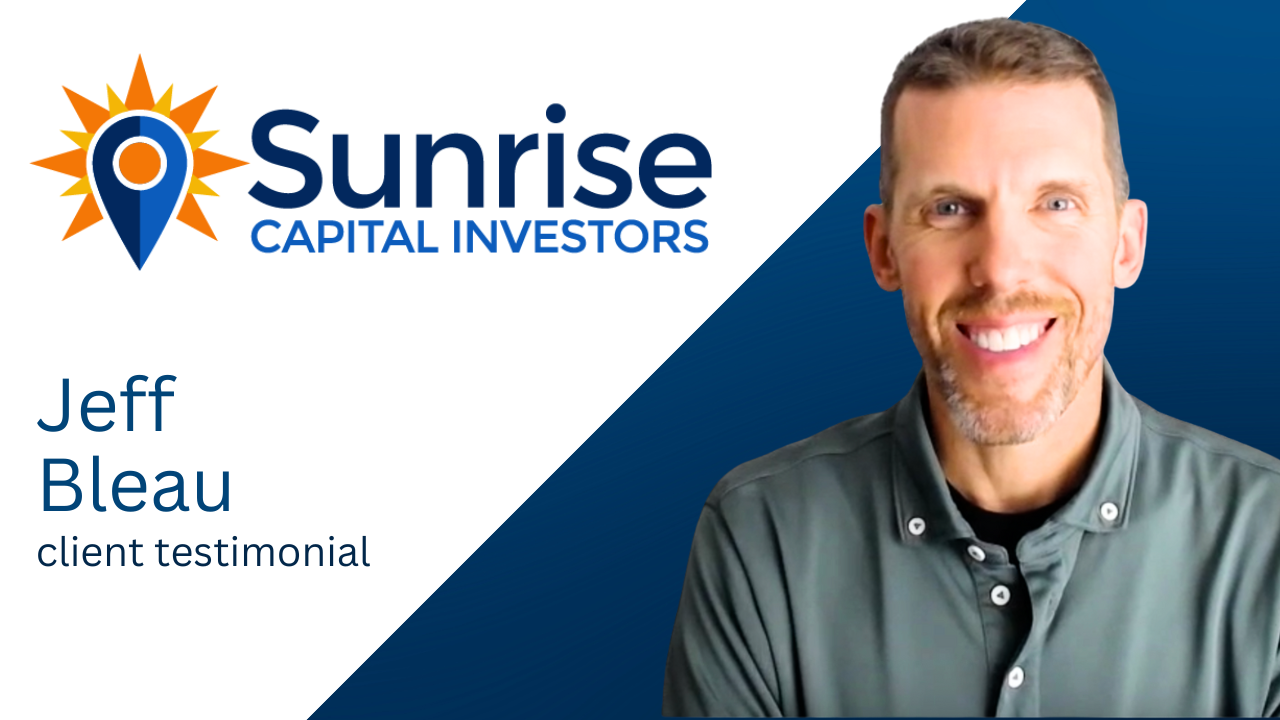 Jeff Bleau tells their story about Sunrise Capital Investors