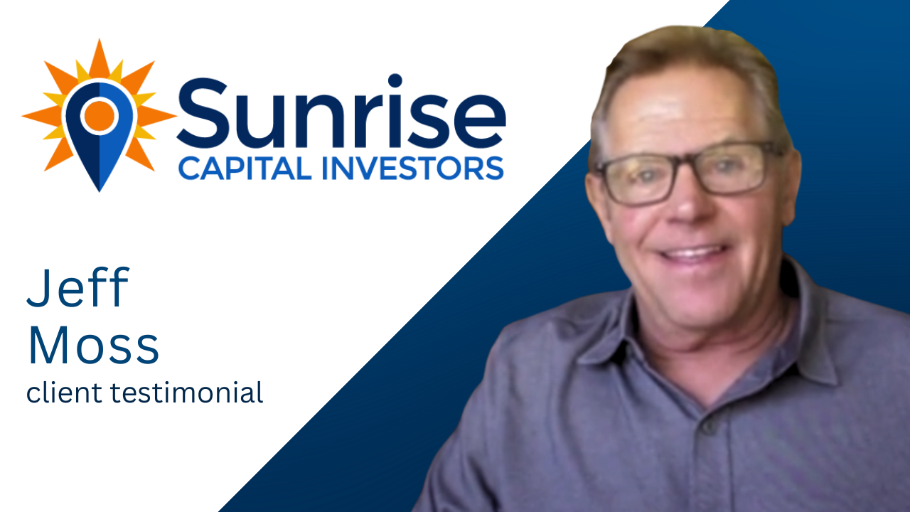 Jeff Moss tells their story about Sunrise Capital Investors
