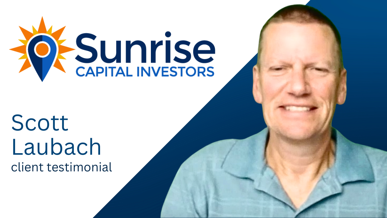 Scott Laubach tells their story about Sunrise Capital Investors