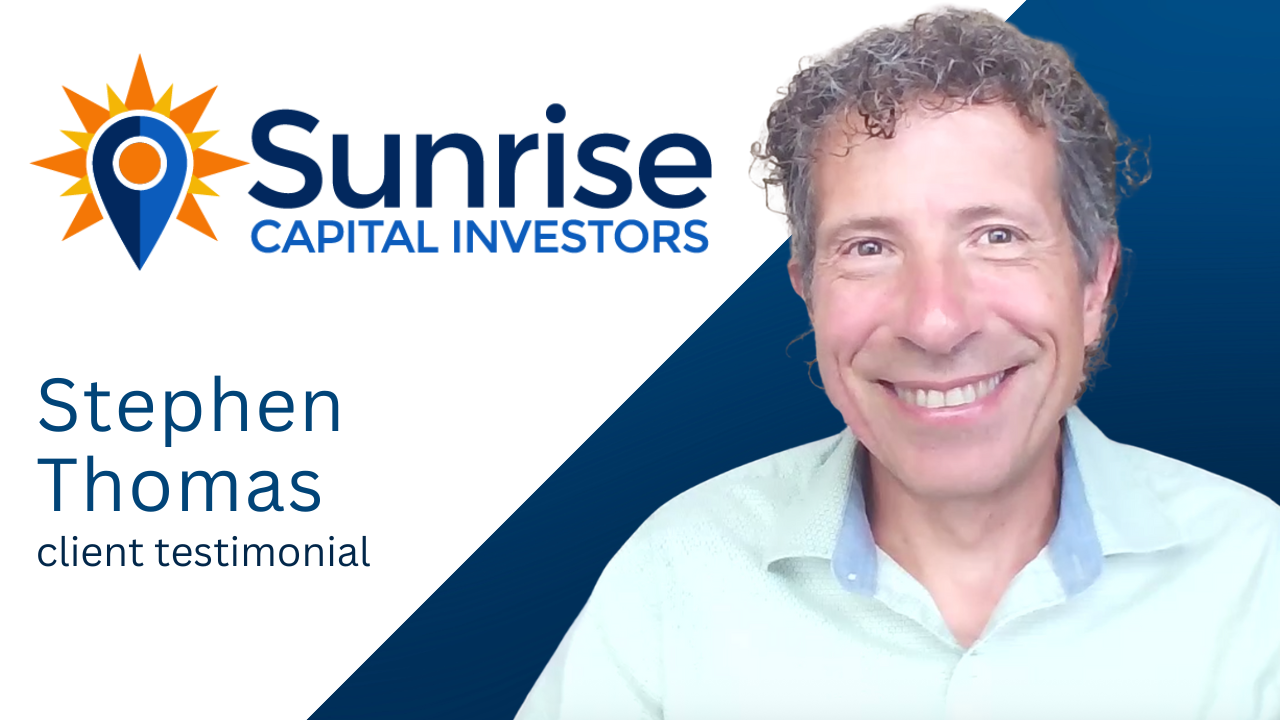 Stephen Thomas tells their story about Sunrise Capital Investors