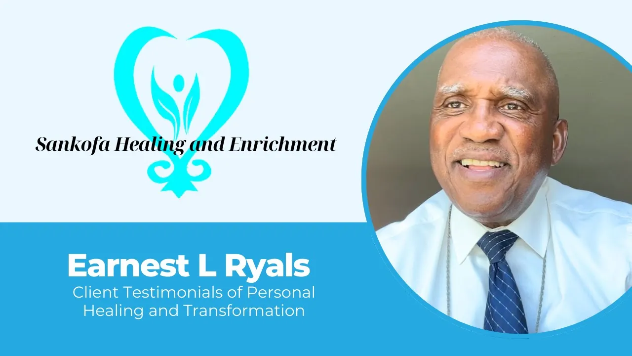 Earnest Ryals tells their story about Sankofa Healing