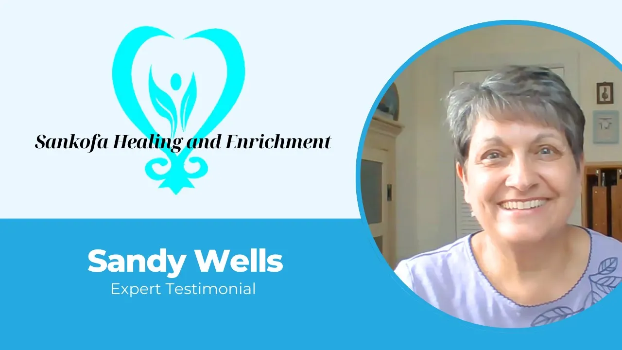 Sandy Wells tells their story about Sankofa Healing
