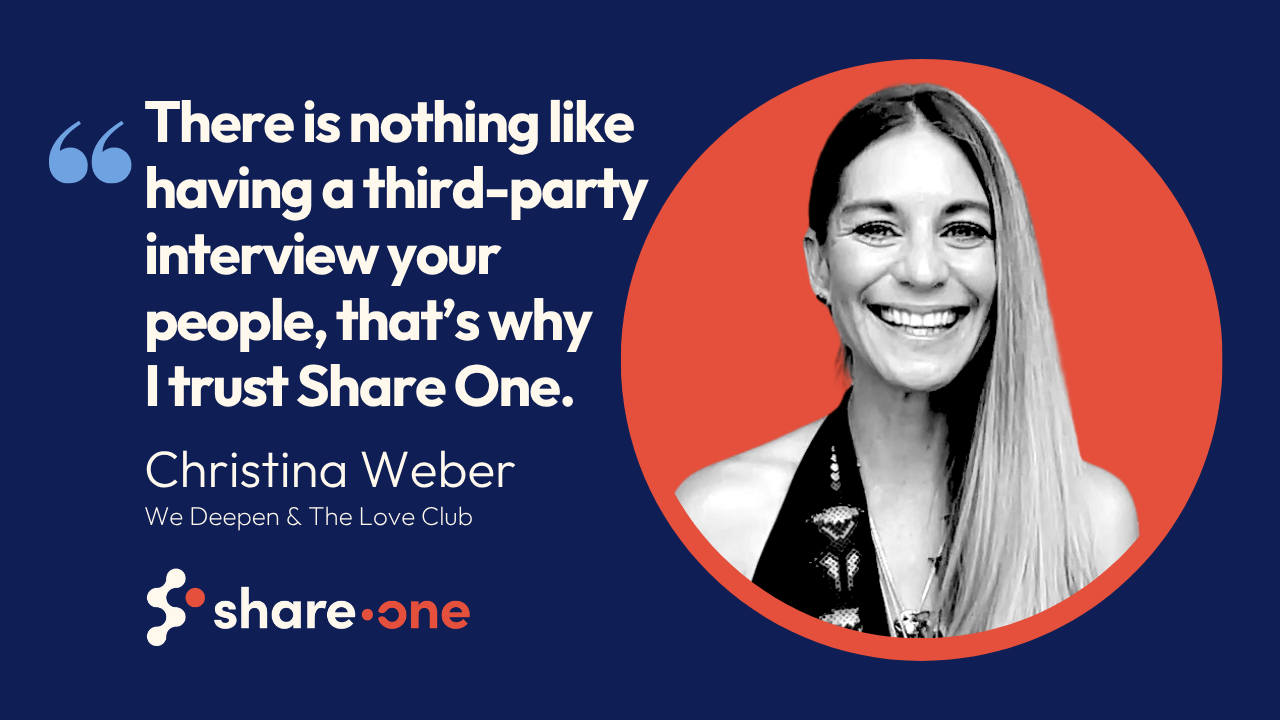 Christina Weber tells their story about Share One