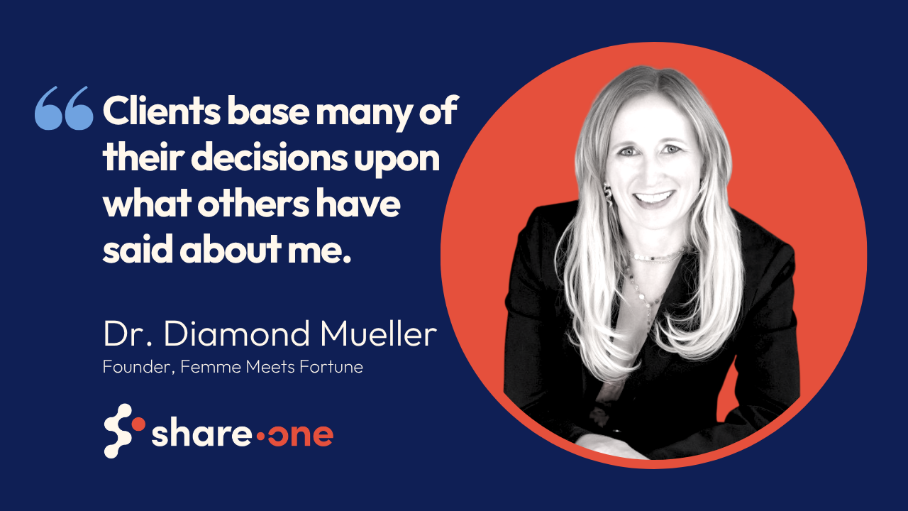 Dr. Diamond Mueller tells their story about Share One
