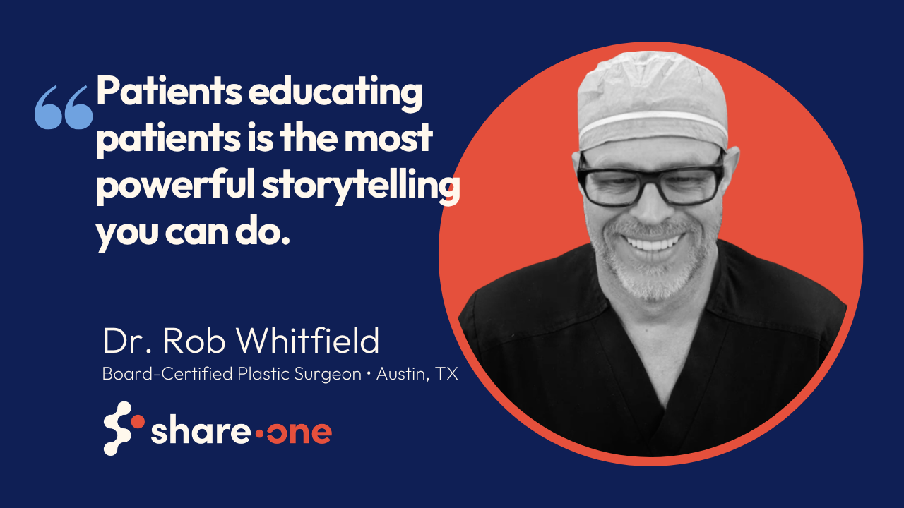 Dr. Rob Whitfield tells their story about Share One