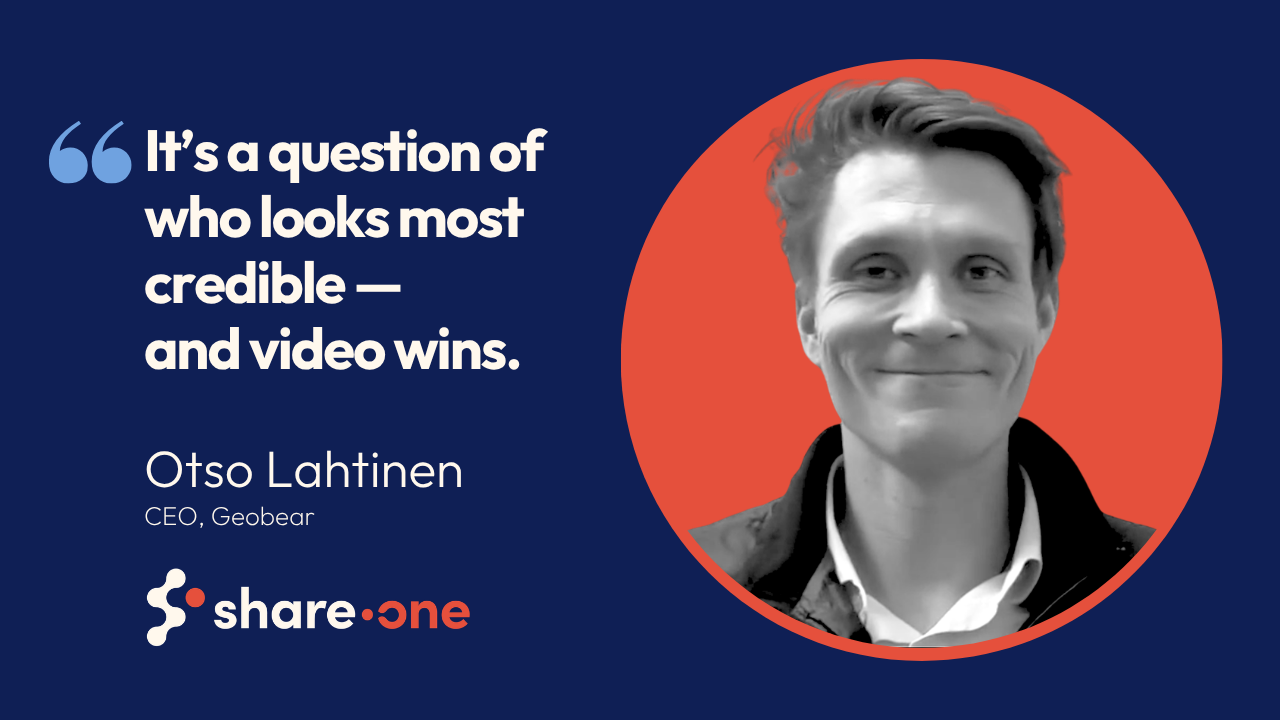 Otso Lahtinen tells their story about Share One