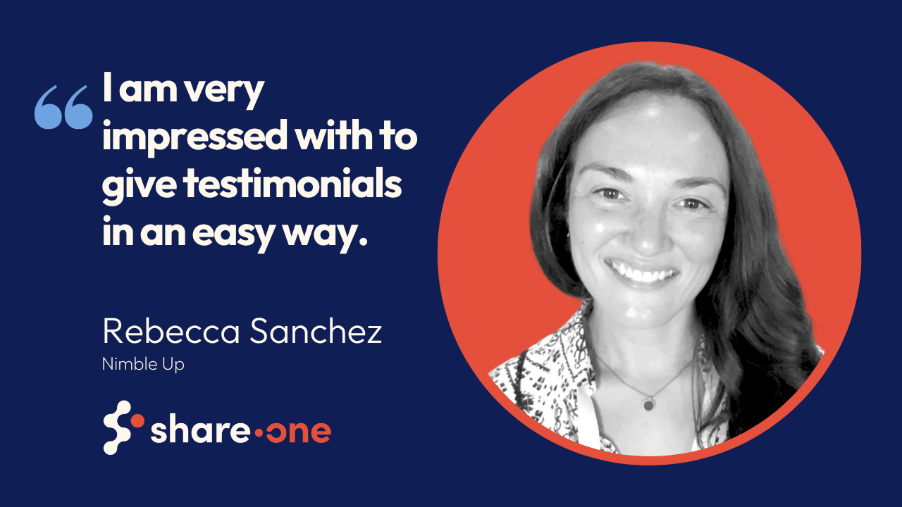 Rebecca Sanchez tells their story about Share One